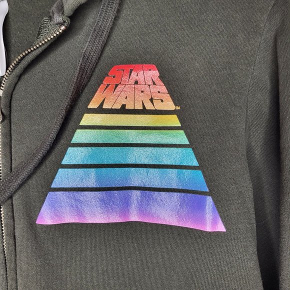 Disney Store Star Wars PRIDE Collection Ladies Medium Millennium Falcon Hoodie - Picture 2 of 16